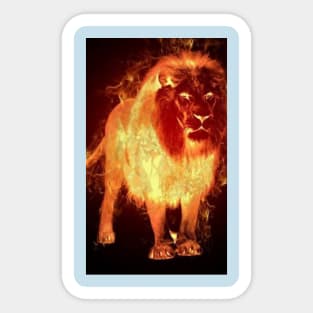 Blazing Lion Sticker